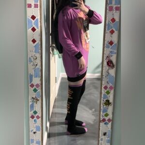 Size medium nightmare before Christmas nightgown with matching socks